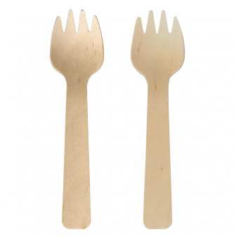 fourchettes en bois 6 pieces