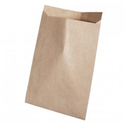 sac papier brun convient pour aliments 9x13 cm