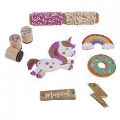 kit pendentifs pour cadeaux unicorne