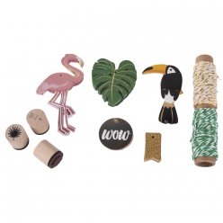 kit pendentifs pour cadeaux tropical