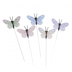 papillons en papier 5 cm o