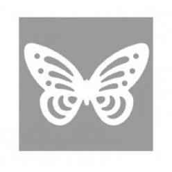Perforatrice de silhouettes Papillon 4,6 cm 