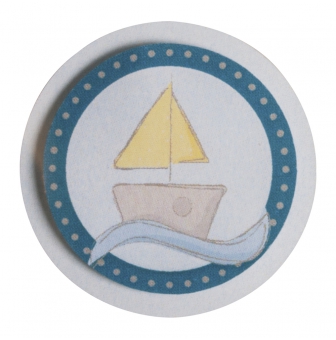 stickers 3d bateau 3 cm 6 pieces