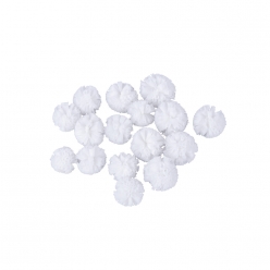 soft tulle pompons assortis