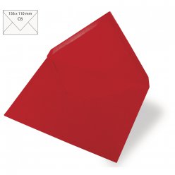 Enveloppe C6, uni 156x110mm 90g/m² (5 pièces)