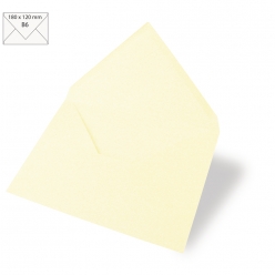 enveloppe b6 uni 180x120mm 90gm 5 pieces