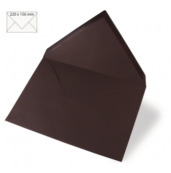 enveloppe pour carte a5 uni 220x156mm 5 pieces