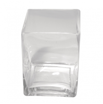 vase en verre transparente 75x8 cm