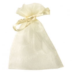 petits sachets en organdi 75x10 cm 6 pieces