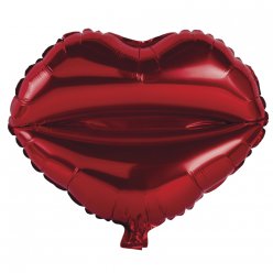 Ballon en aluminium Bouche en coeur