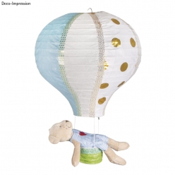 lampion de papier montgolfiere 30cm o