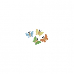 papillon en metal 15 cm 16 pieces