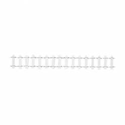 cloture de jardin 30x3 cm