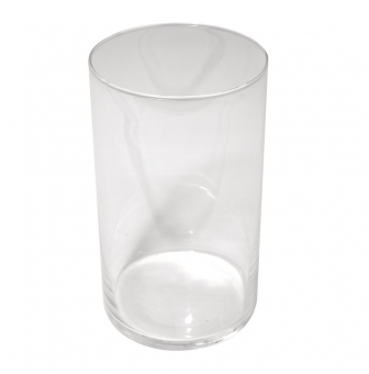 vase en verre 9 cm o h 15 cm