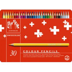 Crayons de couleur Swisscolor 30 pièces