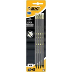 BIC KIDS Bleistift Evolution Black, HB, 4er Blister