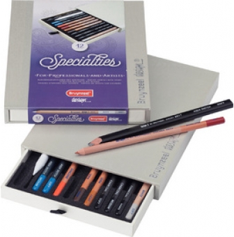 bruynzeel crayons pour artistes design specialties boite 12