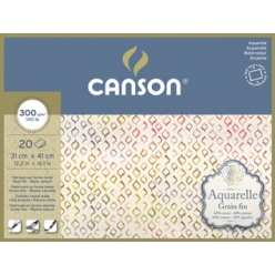 canson aquarellblock aquarelle fein 310 x 410 mm