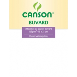 canson buvard 160 x 210 mm 125 gm2 blanc