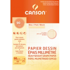 canson bloc de papier millimetre a4 90 gm2