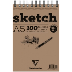 clairefontaine bloc croquis sketch a5 100 feuilles