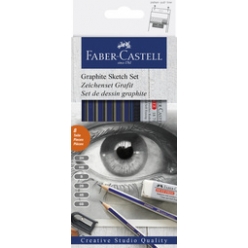 faber castell set d esquisse goldfaber 8 pieces