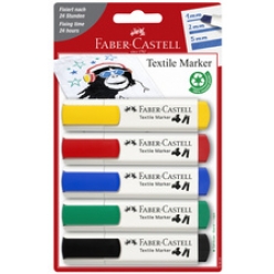 faber castell marqueur pour tissu blister de 5