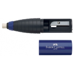 faber castell combination gomme taille crayons mure bleu