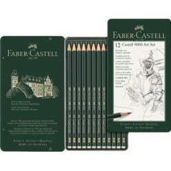 crayons a dessin castell 9000 kit art de 12