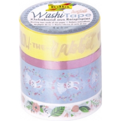 folia ruban adhesif decoratif washi tape follow the rabbit
