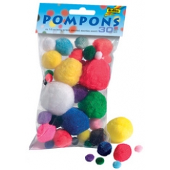 folia pompons 30 stuck gro