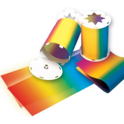 folia regenbogen transparentpapierzuschnitte 220 x 510 mm