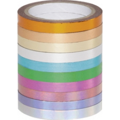 folia deko klebeband washi tape hotfoil 10er set
