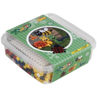 hama bugelperlen maxi stiftplatte krabbeltiere in box