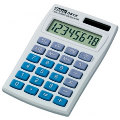 ibico calculatrice de poche 081x ecran lcd a 8 chiffres