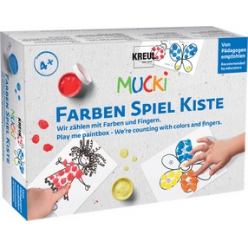 kreul gouache aux doigts mucki kit de peinture pour jouer