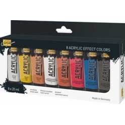 kreul peinture acrylique solo goya acrylic 20 ml set de 8