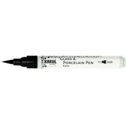 kreul glass et porcelain pen easy noir