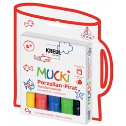 mucki feutre pour porcelaine mucki kit de 5