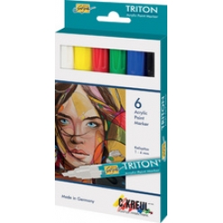 kreul acrylmarker solo goya triton acrylic 14 6er set