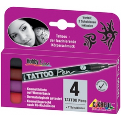 kreul tattoo pen hobby line kit de 4