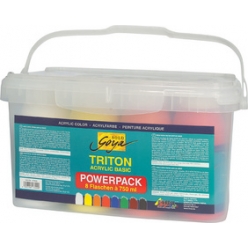 peinture acrylique triton acrylic basic power pack