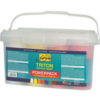 peinture acrylique triton acrylic basic power pack