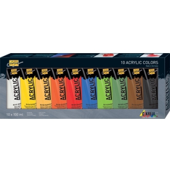 peinture acrylique solo goya set de 10x100ml