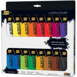 peinture solo goya acrylic kit de 16 x20ml