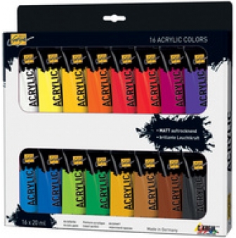 peinture solo goya acrylic kit de 16 x20ml