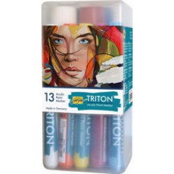 marqueur triton acrylic paint marker kit de 6