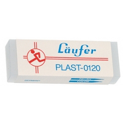 laufer gomme en plastique plast transparente 01200