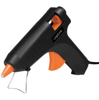 logilink pistolet a colle 20 watts noirorange