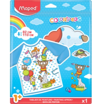 maped tablier de peinture enfants color peps t 82 110 cm